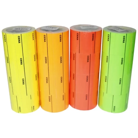 ETYKIETA CENOWA C 40X30MM ZIELONA A300